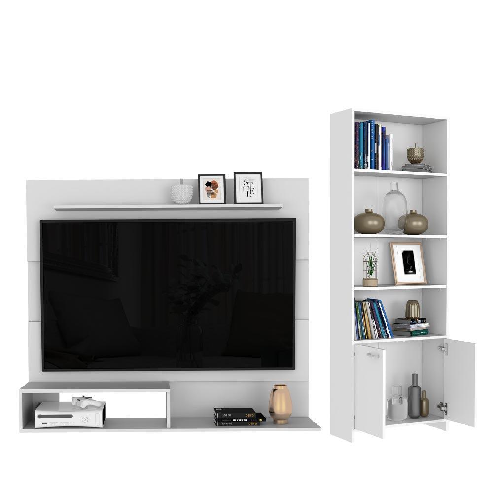 COMBO PARA SALA MARYLAND, INCLUYE PANEL DE TV Y BIBLIOTECA