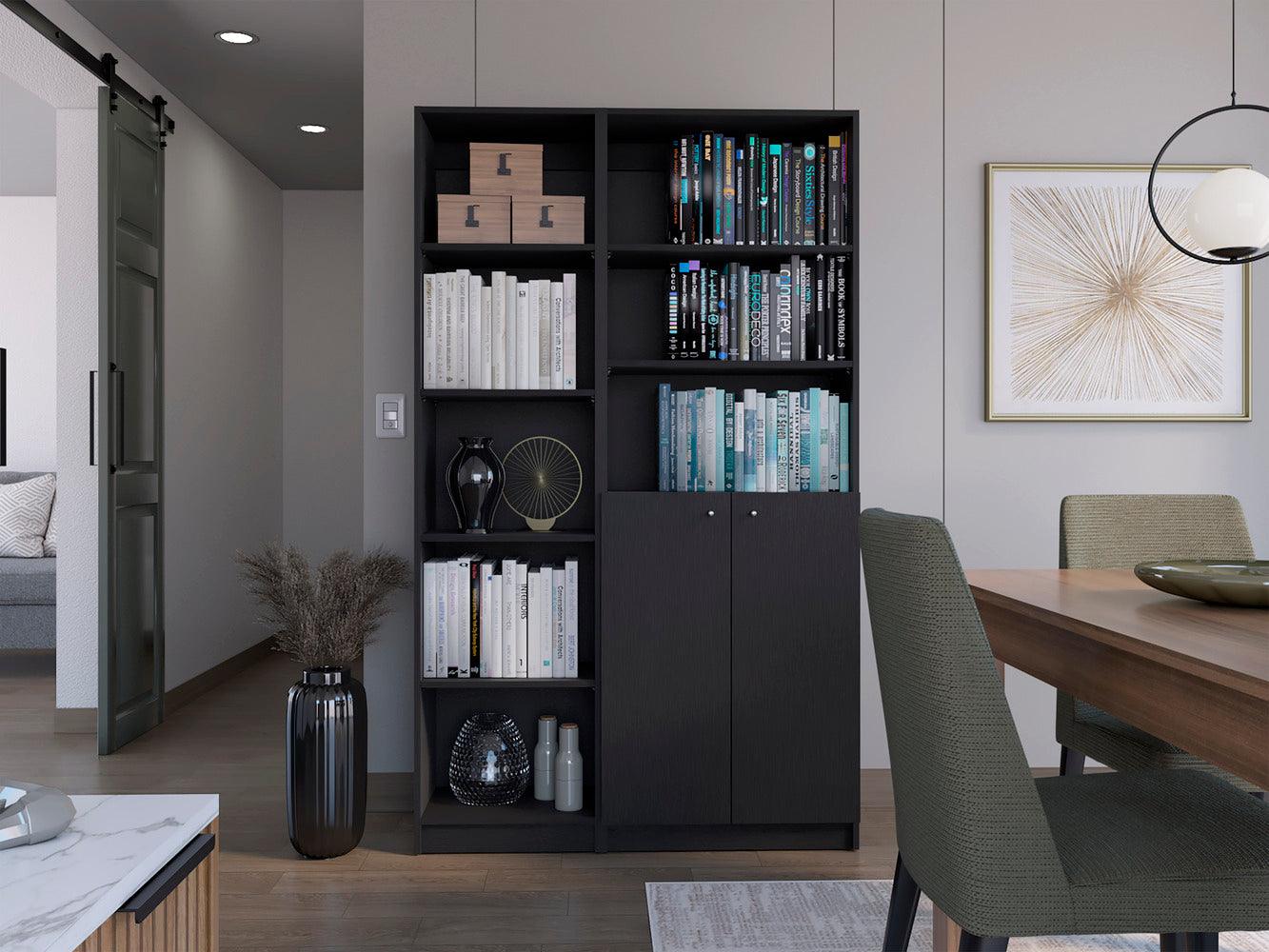 COMBO DE BIBLIOTECAS HOME ECO, WENGUE, INCLUYE DOS BIBLIOTECAS