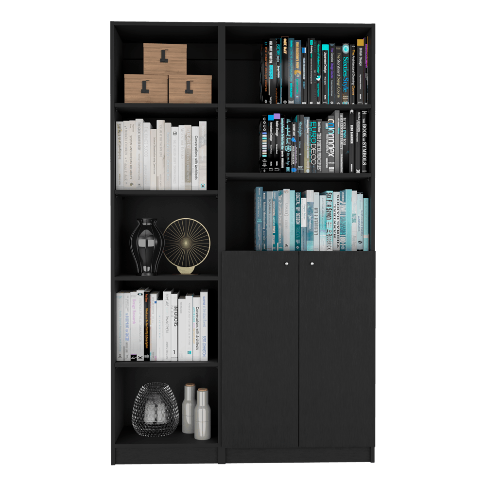 COMBO DE BIBLIOTECAS HOME ECO, WENGUE, INCLUYE DOS BIBLIOTECAS