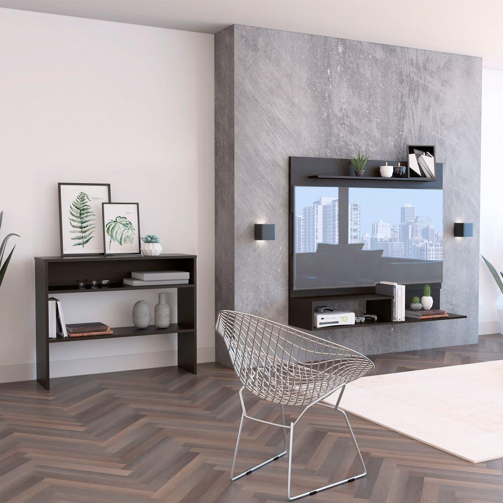 COMBO PARA SALA MAYER, INCLUYE PANEL TV Y MESA AUXILIAR