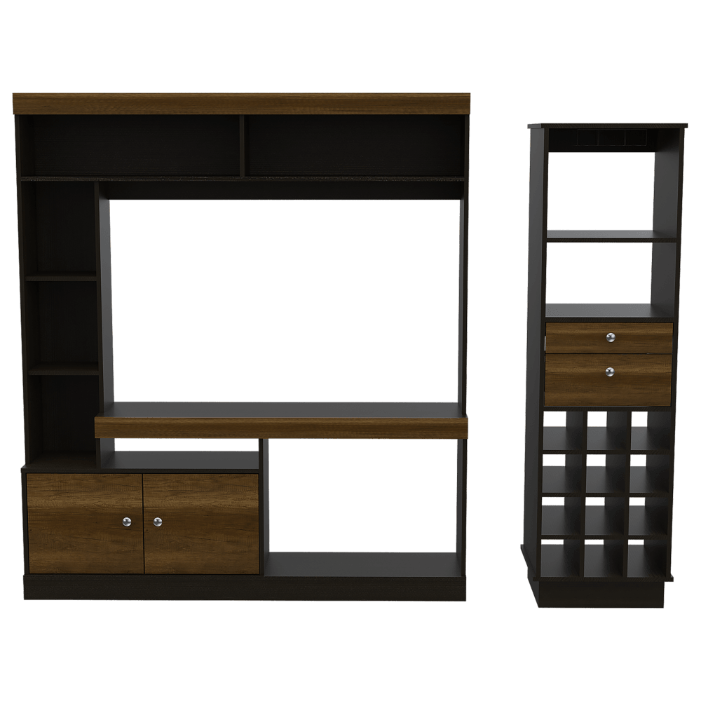 COMBO PARA SALA HALIA, INCLUYE MESA PARA TV Y BAR