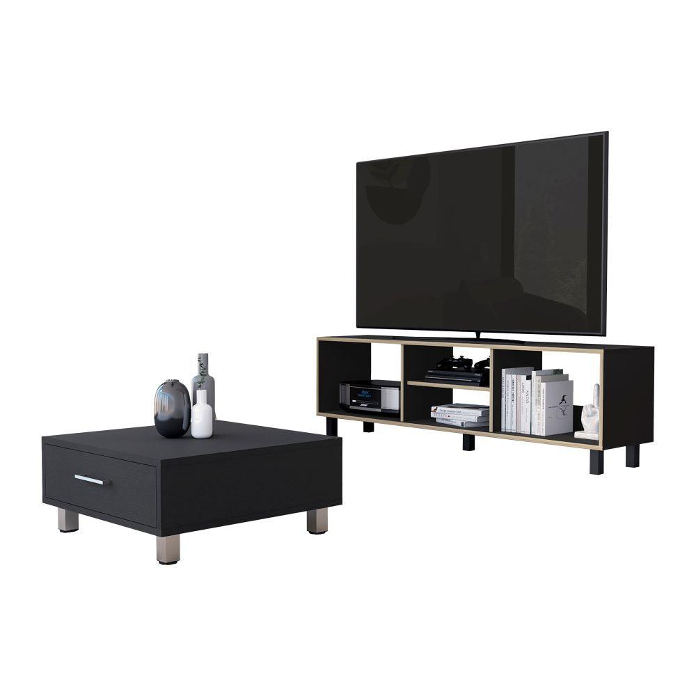 COMBO PARA SALA BULNES, INCLUYE MESA PARA TV Y MESA DE CENTRO