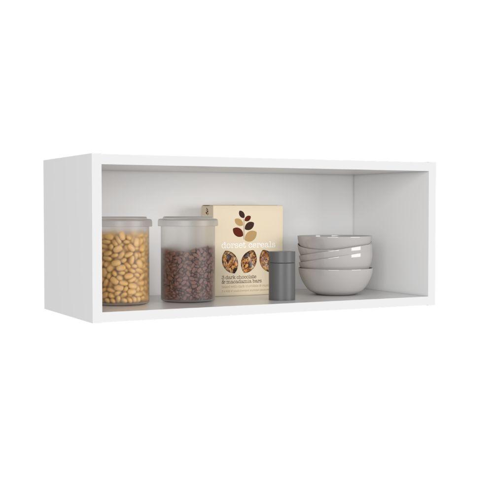COMPLEMENTO GABINETE SUPERIOR MURIS, BLANCO PERLA, CON GRAN CAPACIDAD DE ALMACENAMIENTO