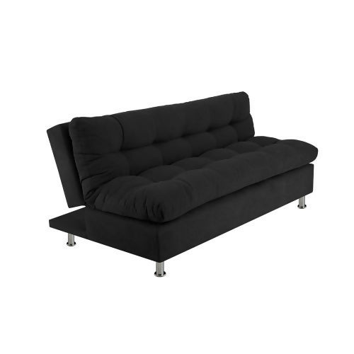 SOFÁ CAMA COMFORT TELA NEGRO