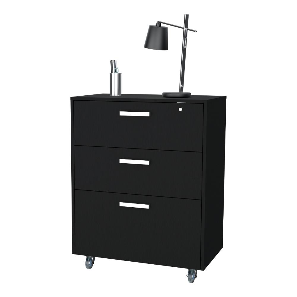 ARCHIVADOR MULTIUSOS SANDALO, WENGUE, CON CERRADURA Y LLAVE PARA PUERTA