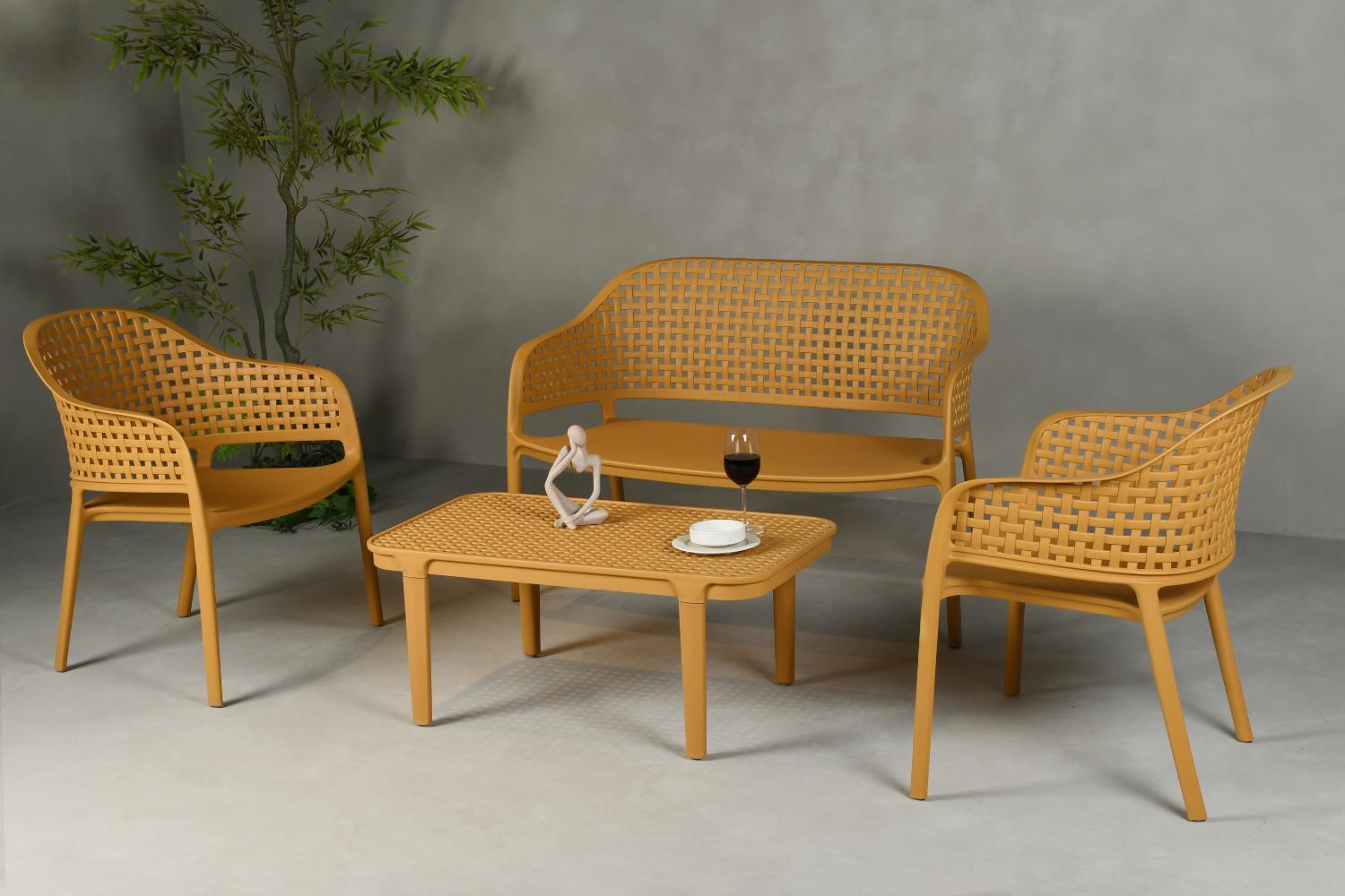 SALA DE EXTERIOR AMALFI, NARANJA