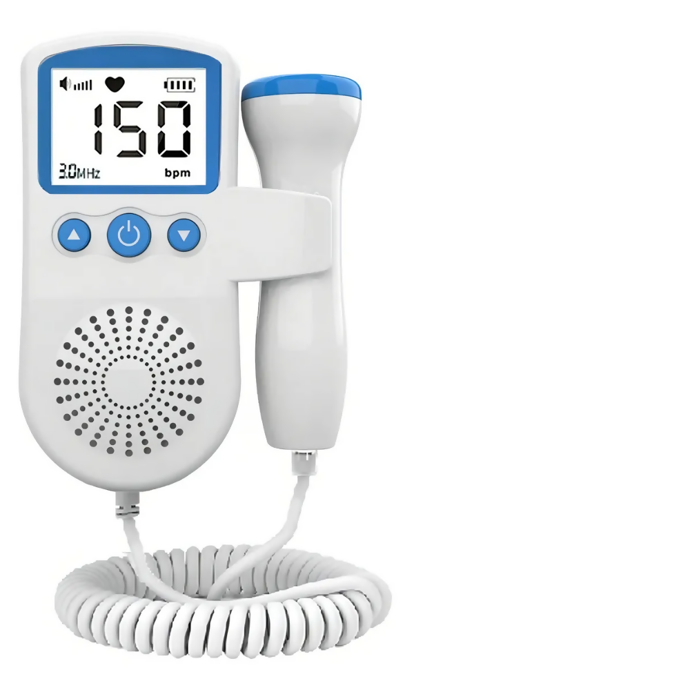 PULSÓMETRO DOPPLER PARA BEBÉS Y EMBARAZADAS COLOR AZUL