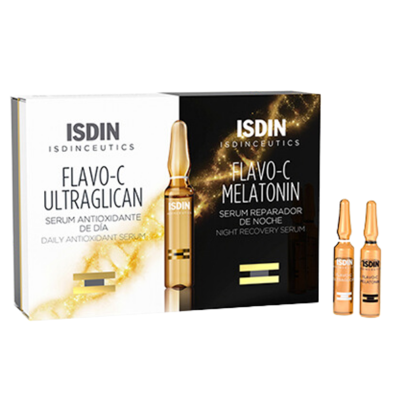 ISDINCEUTICS FLAVO-C ULTRAGLICAN + MELATONIN AMPOLLAS X 20U