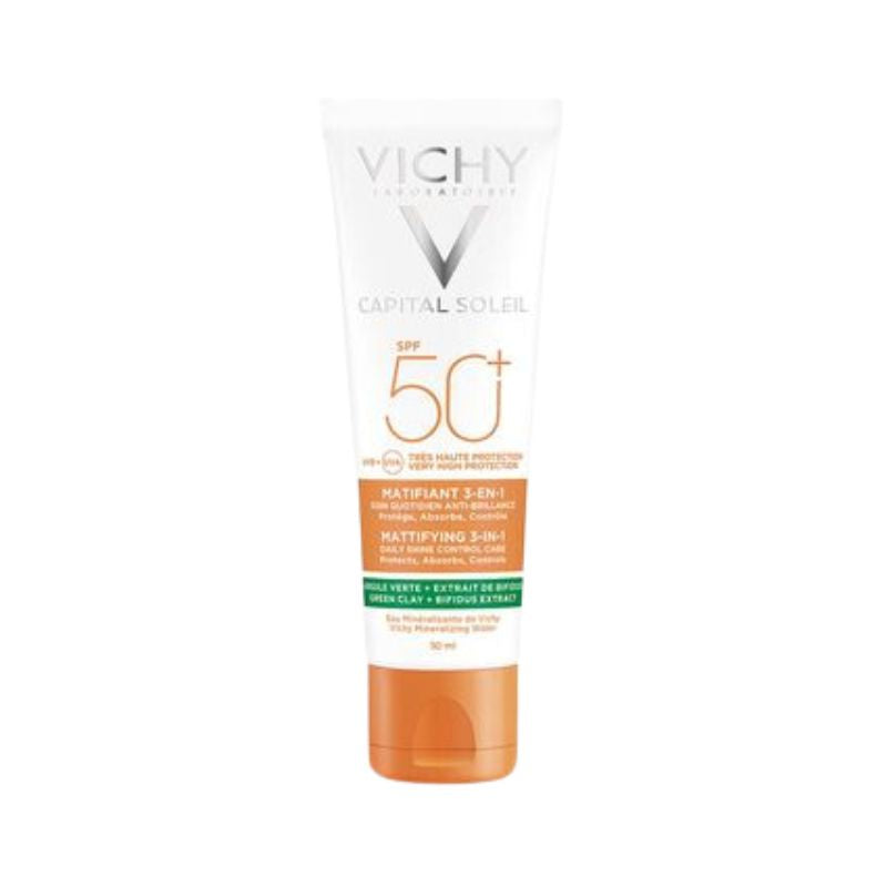 VICHY CAPITAL SOLEIL MATIFICANTE 3 EN 1 SPF 50+ X 50ML