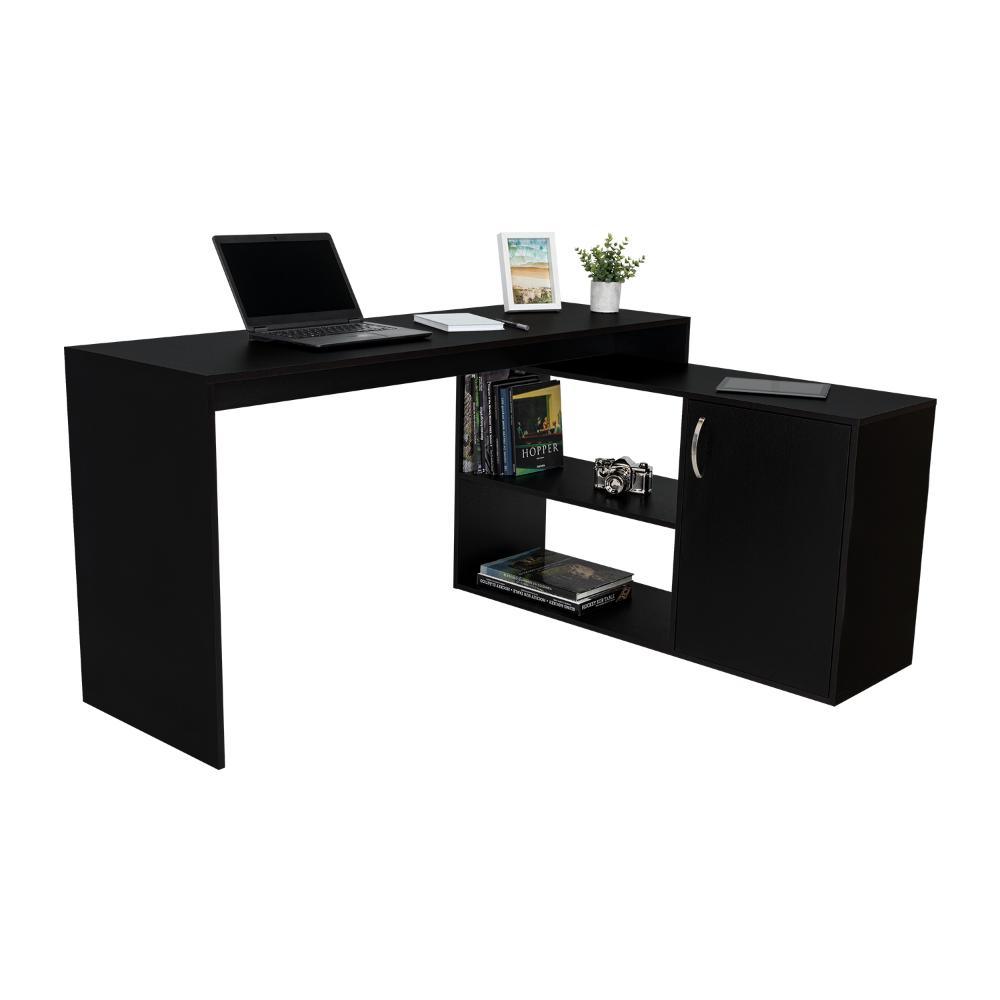 COMBO PARA OFICINA OMA, INCLUYE ESCRITORIO Y SET DE REPISAS