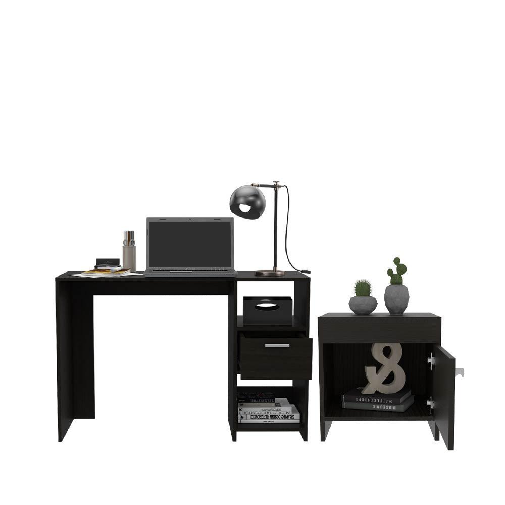 COMBO PARA HABITACIÓN CORDATA, INCLUYE ESCRITORIO Y MESA DE NOCHE