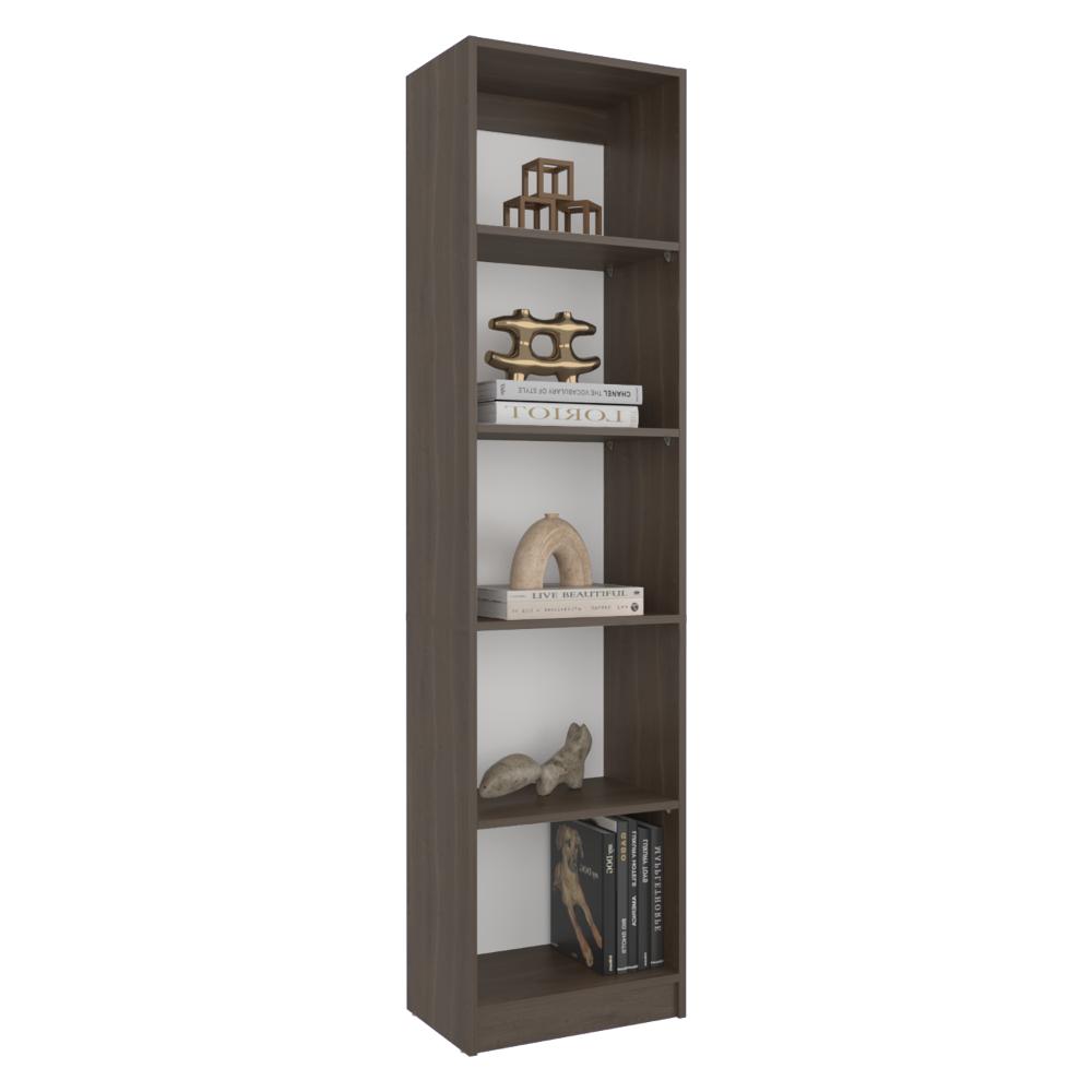 BIBLIOTECA HOME ECO, MILAN Y BLANCO DUQUEZA, CON CINCO ENTREPAÑOS