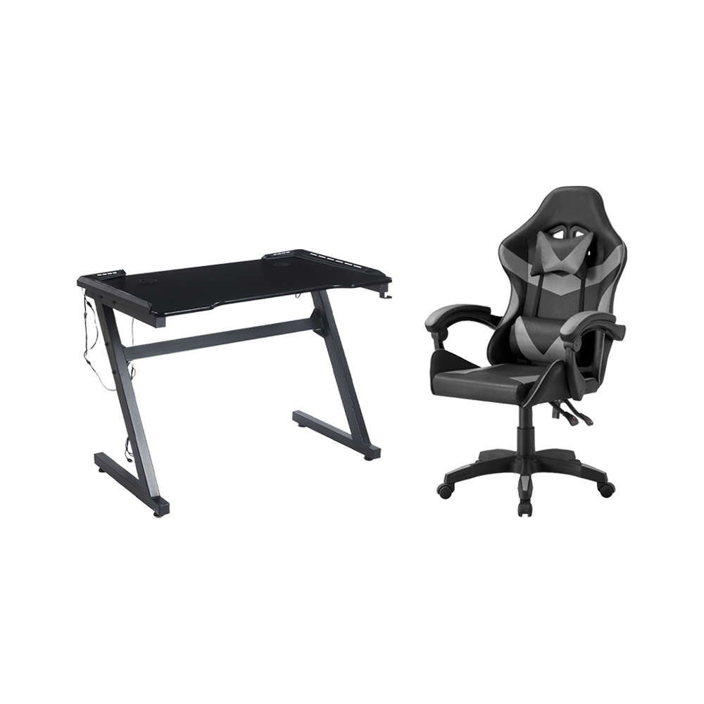 COMBO GAMER FLEX, INCLUYE ESCRITORIO Y SILLA GAMER