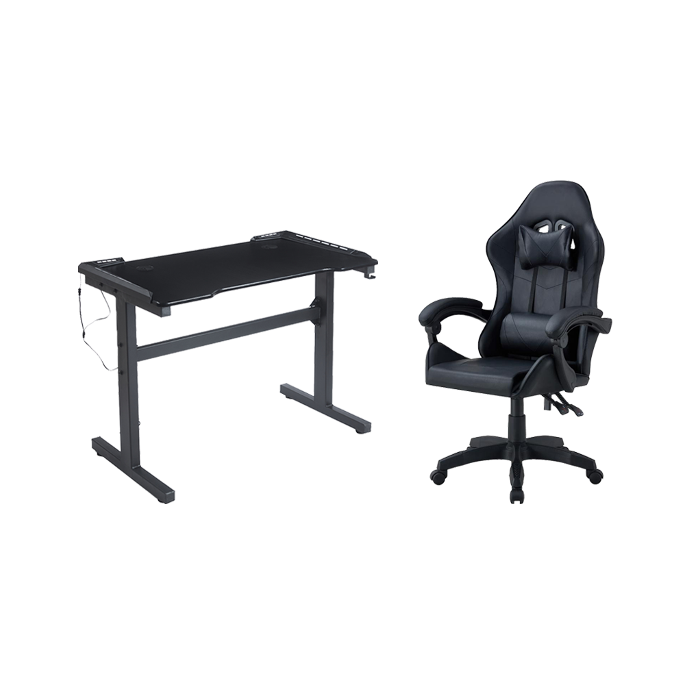 COMBO GAMER RAGE, INCLUYE ESCRITORIO Y SILLA GAMER