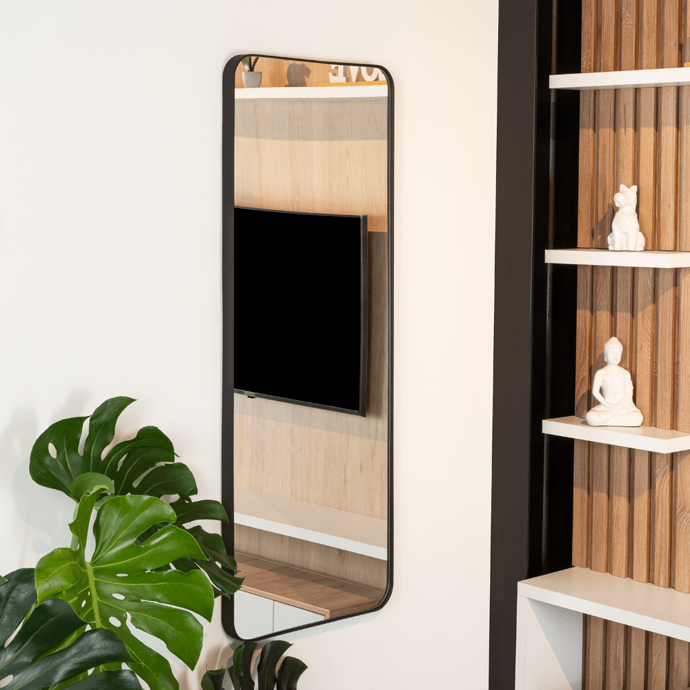ESPEJO SUSSY RECTANGULAR, NEGRO