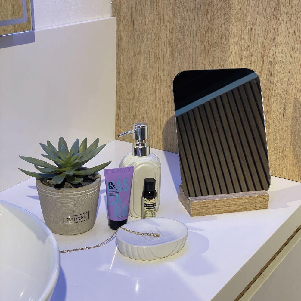 ESPEJO TOCADOR BASS, BEIGE, DISEÑO MODERNO