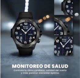 SMARTWATCH RELOJ INTELIGENTE PARA HOMBRE DEPORTIVO PREMIUM