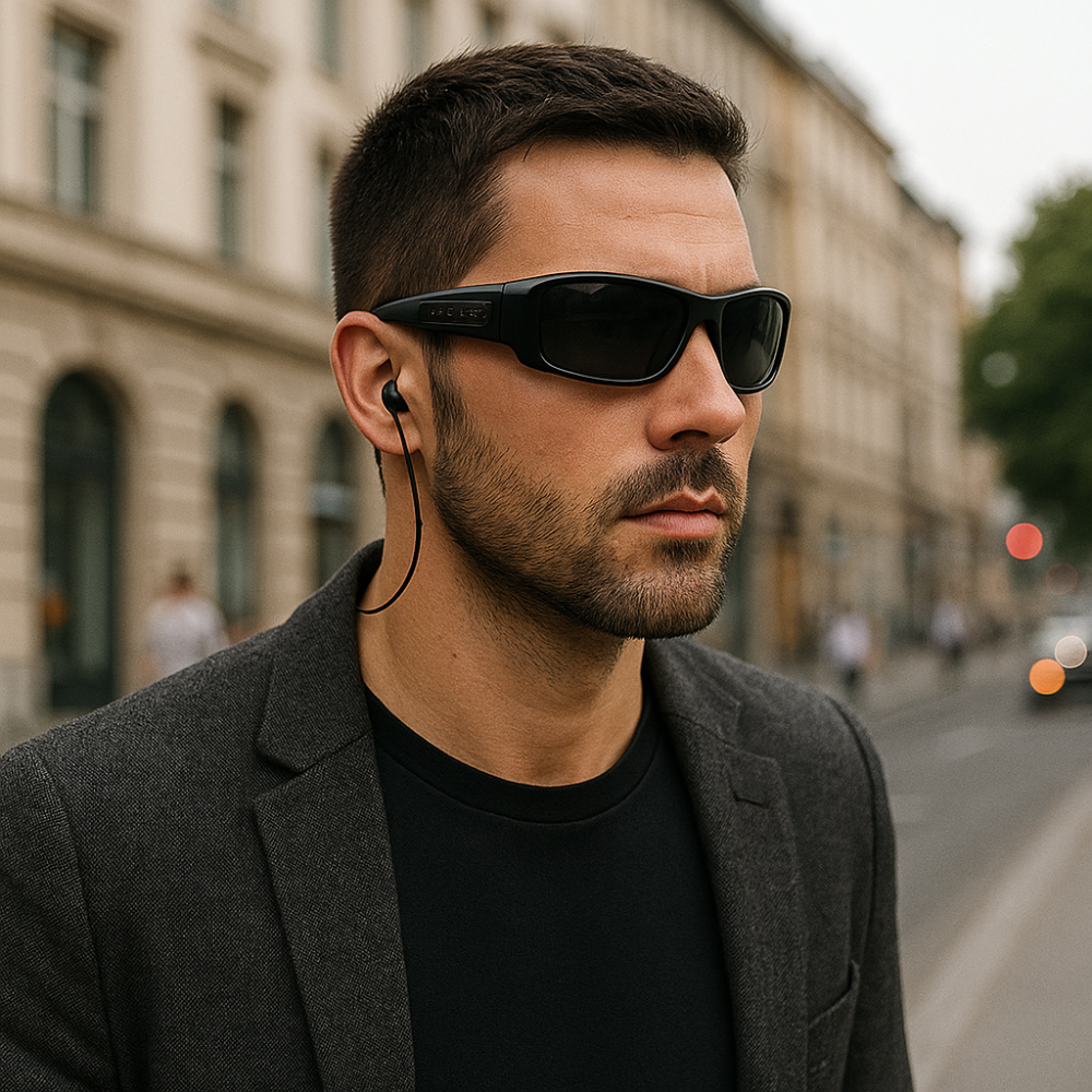 CÁMARA ESPÍA GAFAS ESPÍA 4K VIDEO AUDIO FOTOS SOPORTA 128GB