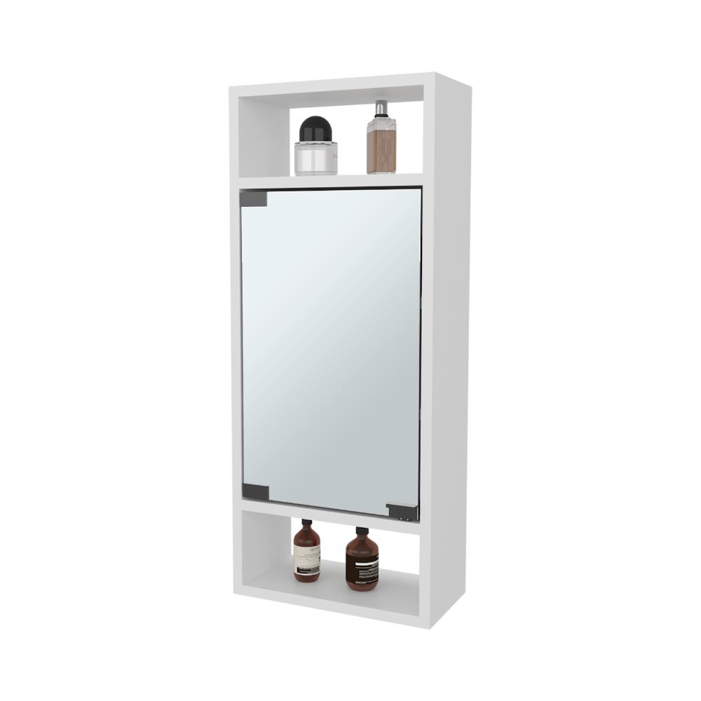 GABINETE DE BAÑO UROS, BLANCO DUQUEZA, CON COMPARTIMENTOS PARA UBICAR OBJETOS ZF