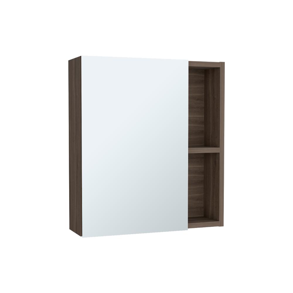 GABINETE DE BAÑO LABELL, MILAN, CON PUERTA ESPEJO Y ENTREPAÑOS