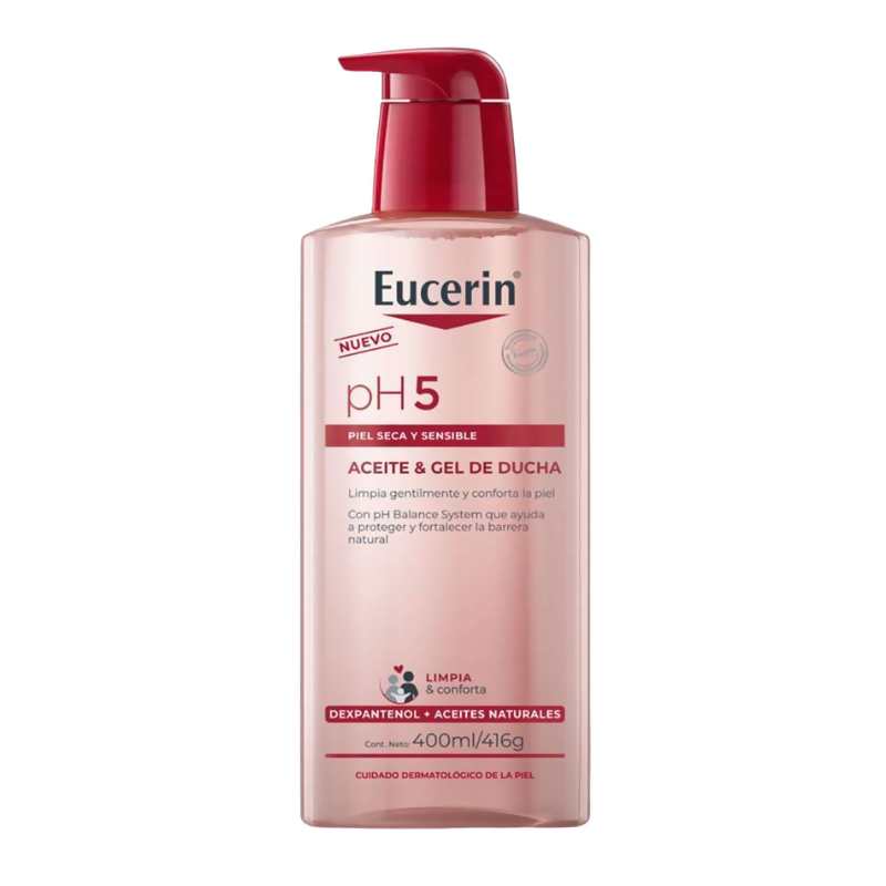 EUCERIN PH5 ACEITE Y GEL DE DUCHA X 400ML