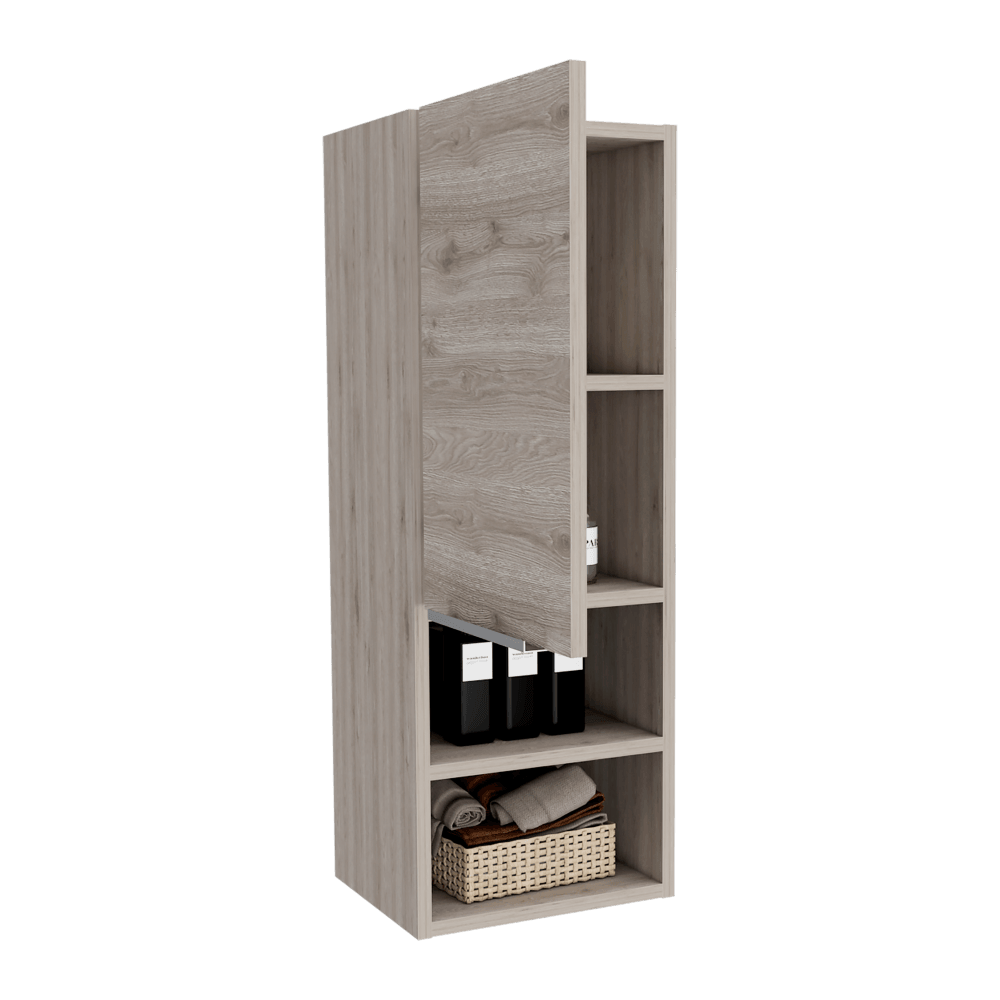 GABINETE DE BAÑO REAL, HUMO, IDEAL PARA ESPACIOS REDUCIDOS ZF