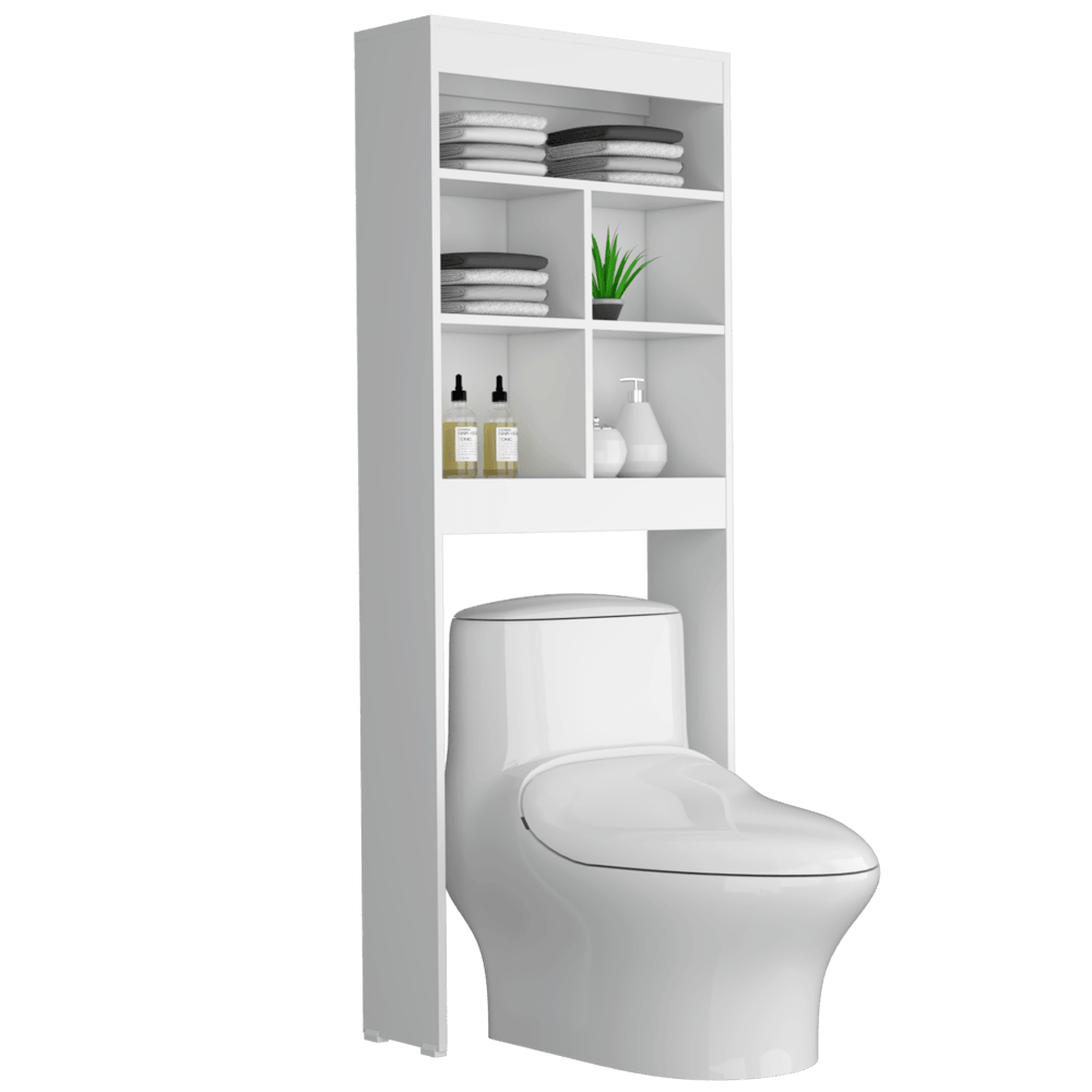 GABINETE DE BAÑO BABEL, BLANCO, AMPLIOS ESPACIOS PARA COLOCAR OBJETOS DECORATIVOS