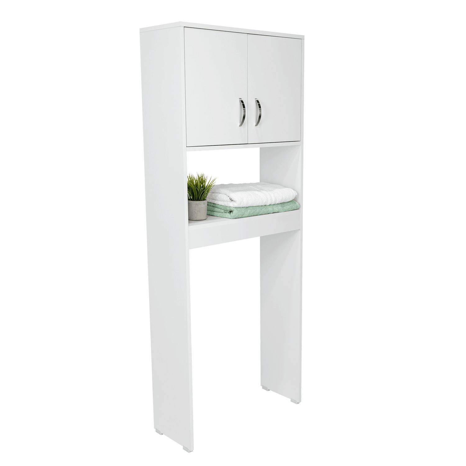 GABINETE DE BAÑO APOLIS, BLANCO, IDEAL PARA AHORRAR ESPACIO