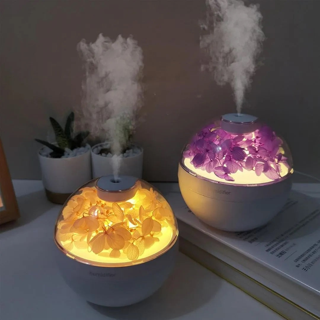 HUMIDIFICADOR DIFUSOR DE AROMAS FLOR ETERNA 220ML