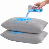 Protector almohada 100% impermeable antifluido terry gris 50x70cm Set x2