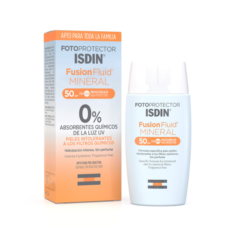 ISDIN FOTOPROTECTOR FUSION FLUID MINERAL SPF 50 X 50ML