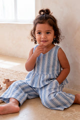 65665 CONJUNTO EN LINO NIÑA BEBE