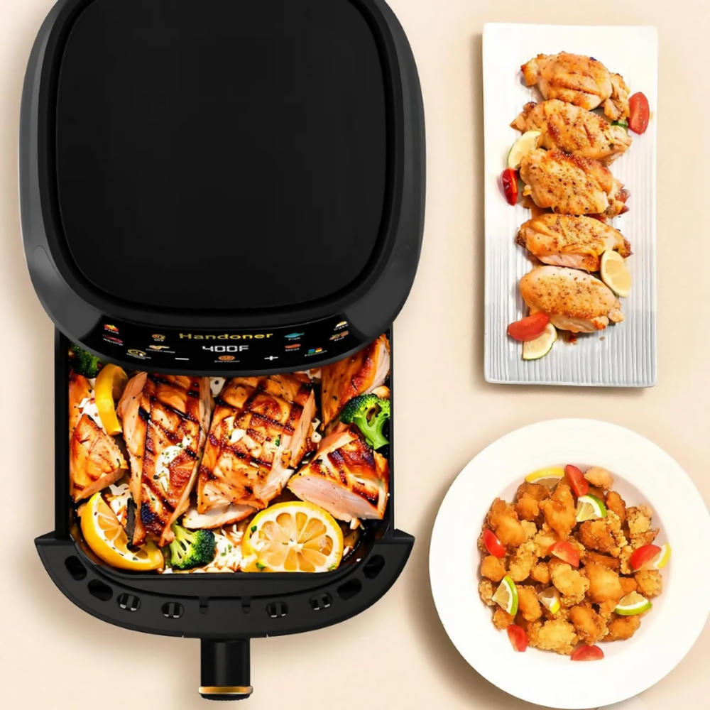 FREIDORA OLLA AIRE CALIENTE SIN ACEITE AIR FRYER 10 LITROS