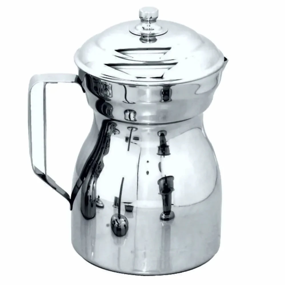 OLLETA CHOCOLATERA CAFETERA EN ACERO QUIRÚRGICO INOXIDABLE 2L