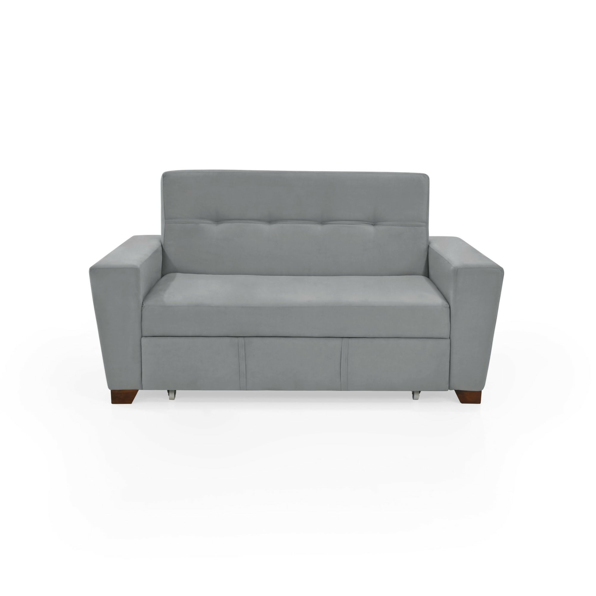 SOFA CAMA 2 PUESTOS HAMBURGO 160X87X86 TELA GRIS