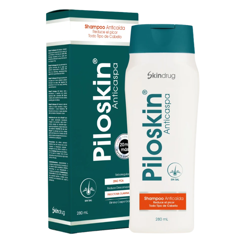 PILOSKIN ANTICASPA Y ANTICAÍDA X 280ML