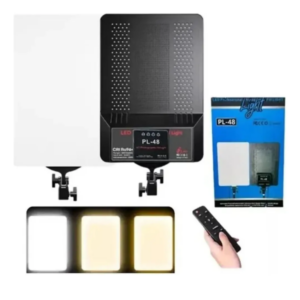 PANEL LUZ LED VIDEO FOTOGRAFÍA PROFESIONAL TRÍPODE CONTROL