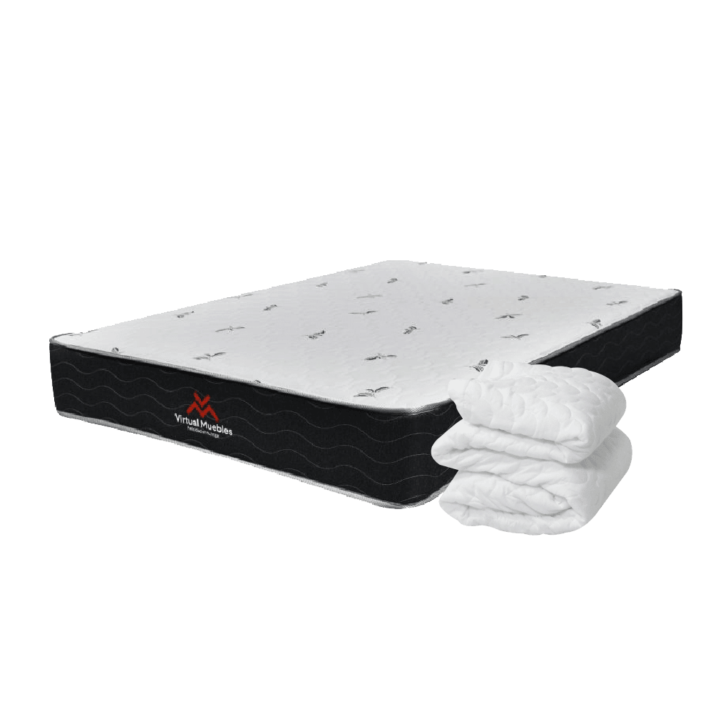 COMBO PARA HABITACIÓN GAO, INCLUYE COLCHÓN Y PROTECTOR