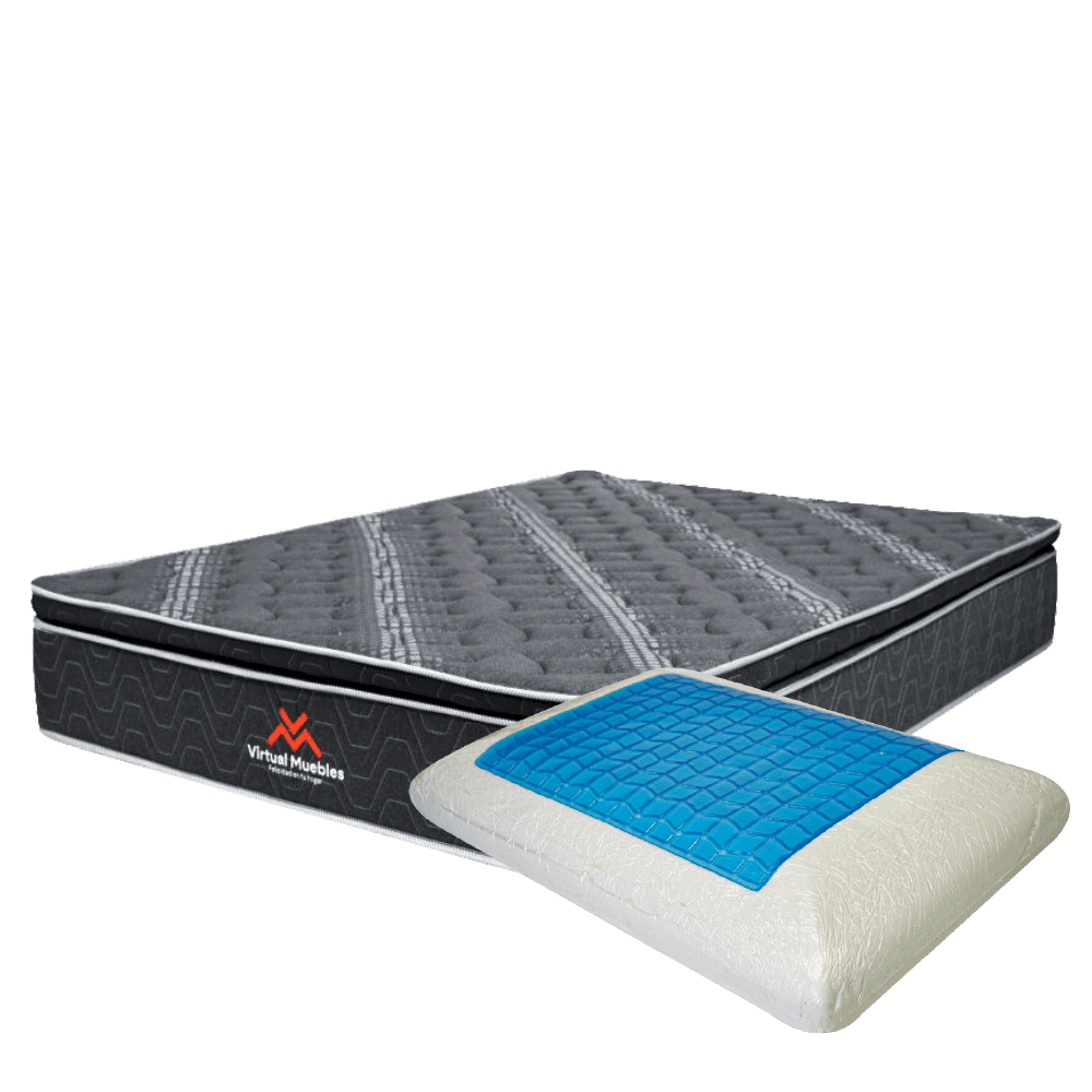 COMBO PARA HABITACIÓN FILADELFIA, INCLUYE COLCHÓN Y ALMOHADA