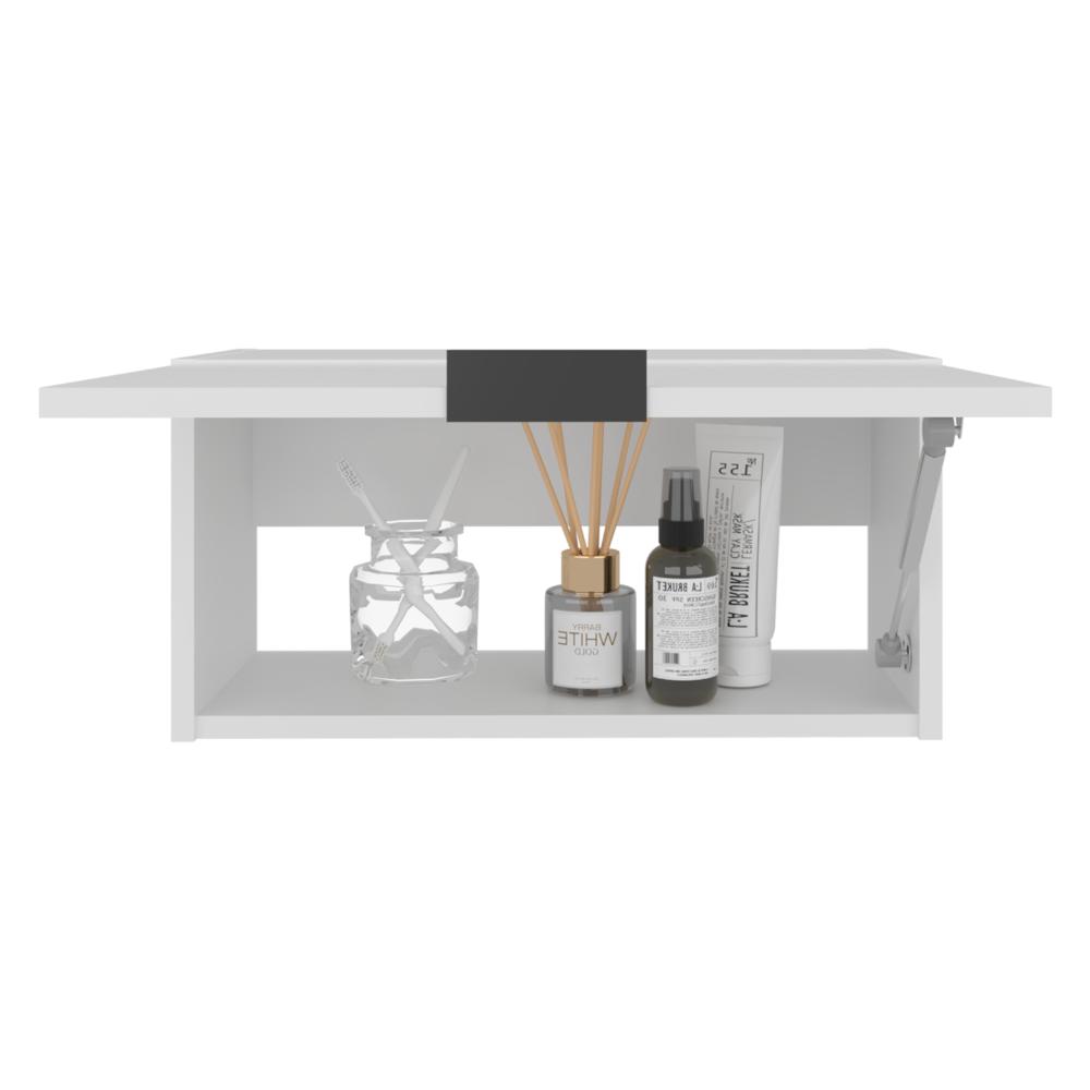 GABINETE DE BAÑO ELSAH, KRONOS BLANCO, CON ESPACIO PARA COLOCAR OBJETOS ZF