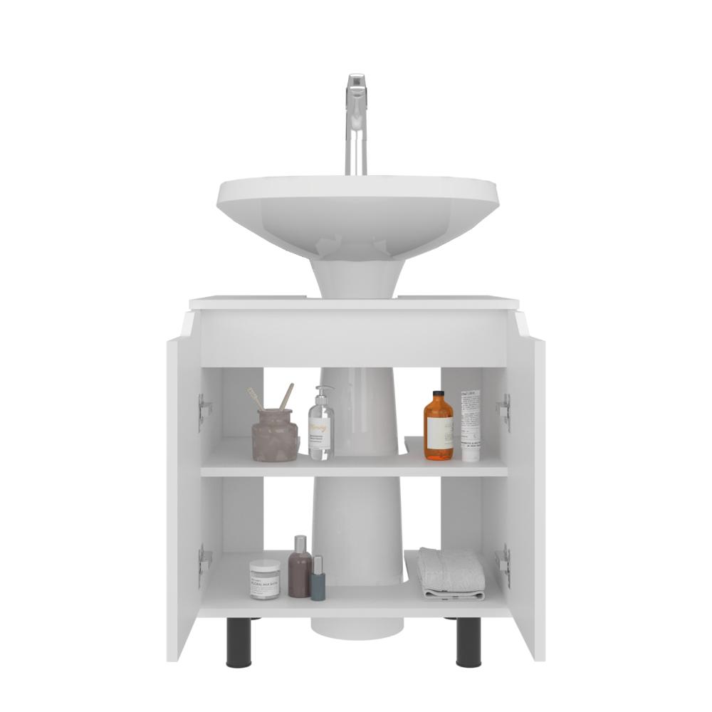 MUEBLE PARA LAVAMANOS MARLO, BLANCO DUQUEZA, NO INCLUYE LAVAMANOS