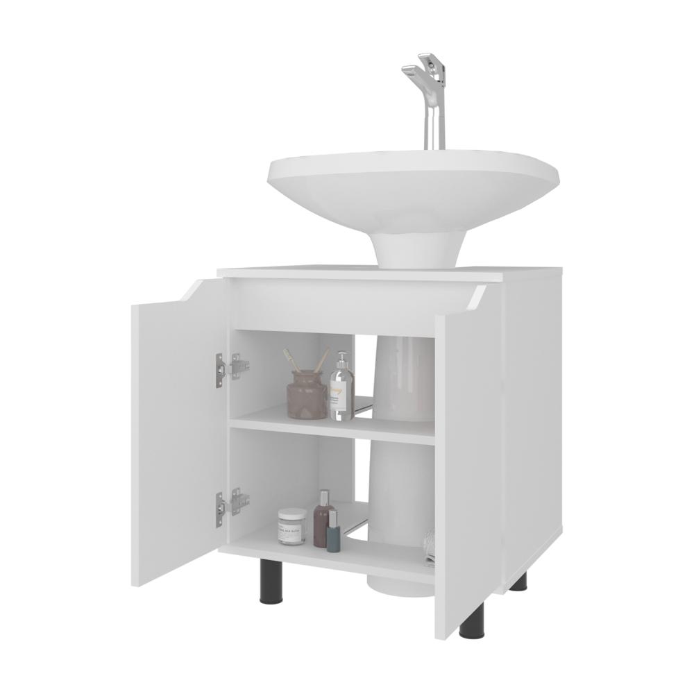 MUEBLE PARA LAVAMANOS MARLO, BLANCO DUQUEZA, NO INCLUYE LAVAMANOS