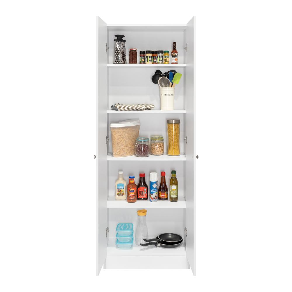 ALACENA MULTIUSOS BENNA, BLANCO DUQUEZA, CON VARIEDAD DE ENTREPAÑOS     ZF