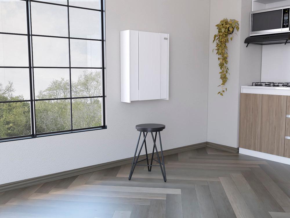 MESA AUXILIAR VETTA, BLANCO, PARA EMPOTRAR A LA PARED Y AMPLIA SUPERFICIE ZF