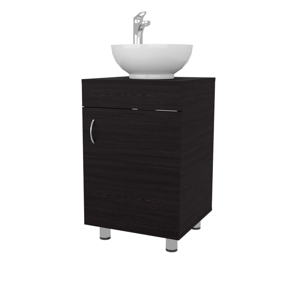 MUEBLE LAVAMANOS TACNA, WENGUE, INCLUYE LAVAMANOS VASSEL SABINA ZF