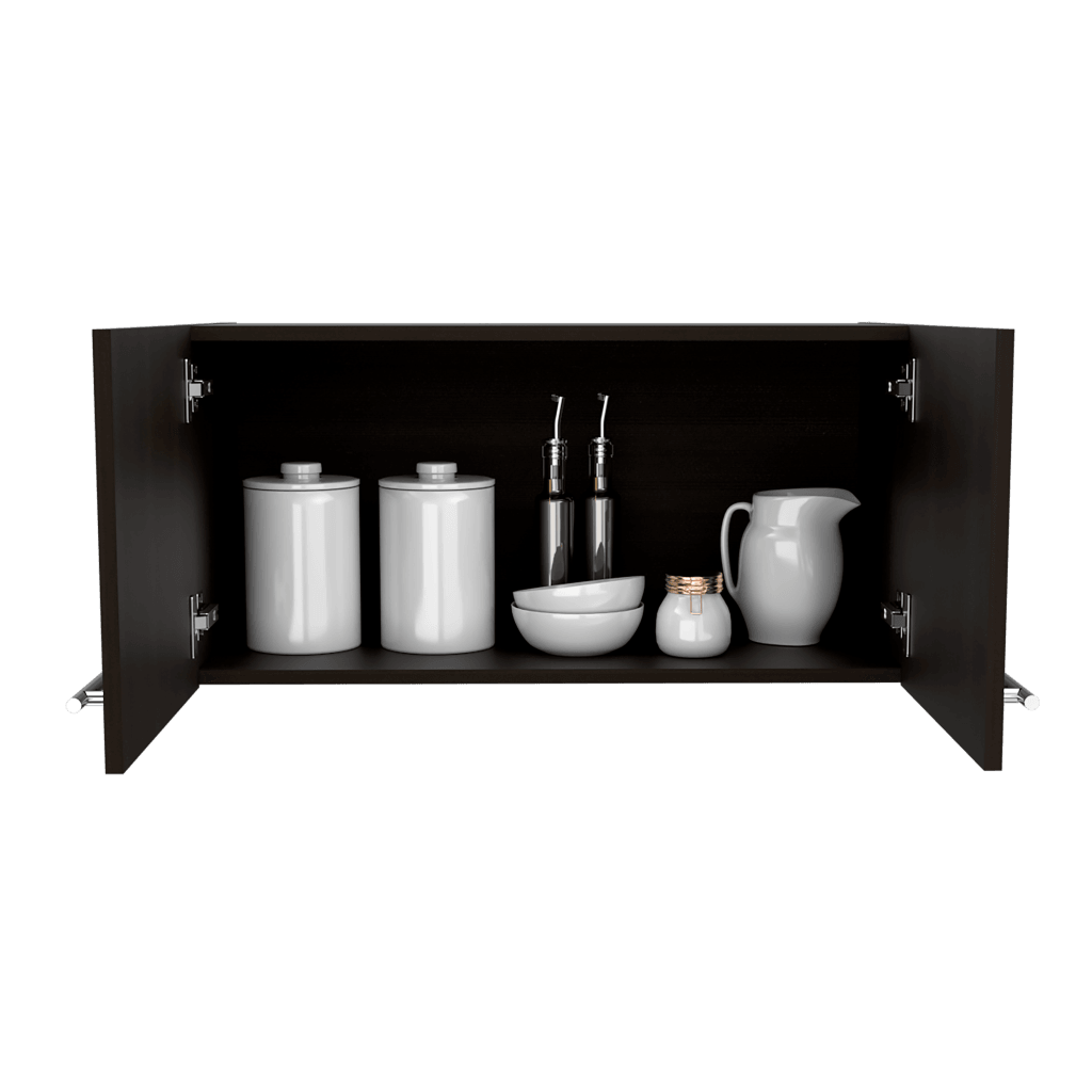 MUEBLE SOBRE CAMPANA DELFI, WENGUE, CON DOS PUERTAS