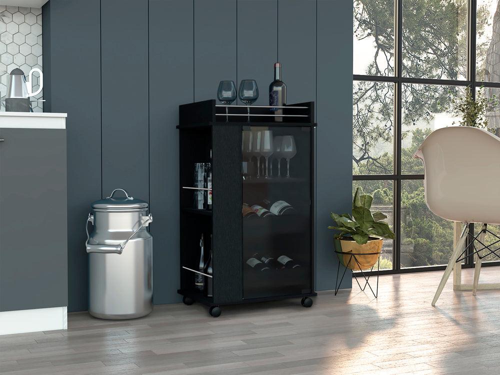 BAR SPIRIT, WENGUE, CON AMPLIOS ESPACIOS PARA UBICAR COPAS Y BOTELLAS ZF