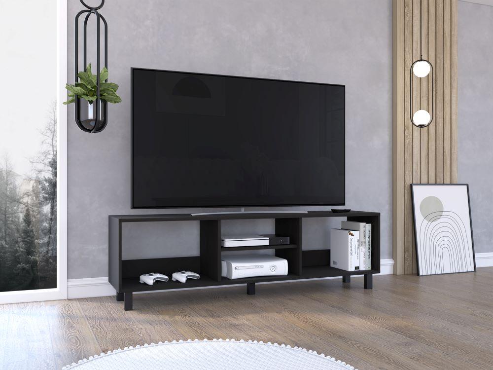 MESA PARA TV TUNEZ, WENGUE, PARA TELEVISOR HASTA 70 PULGADAS