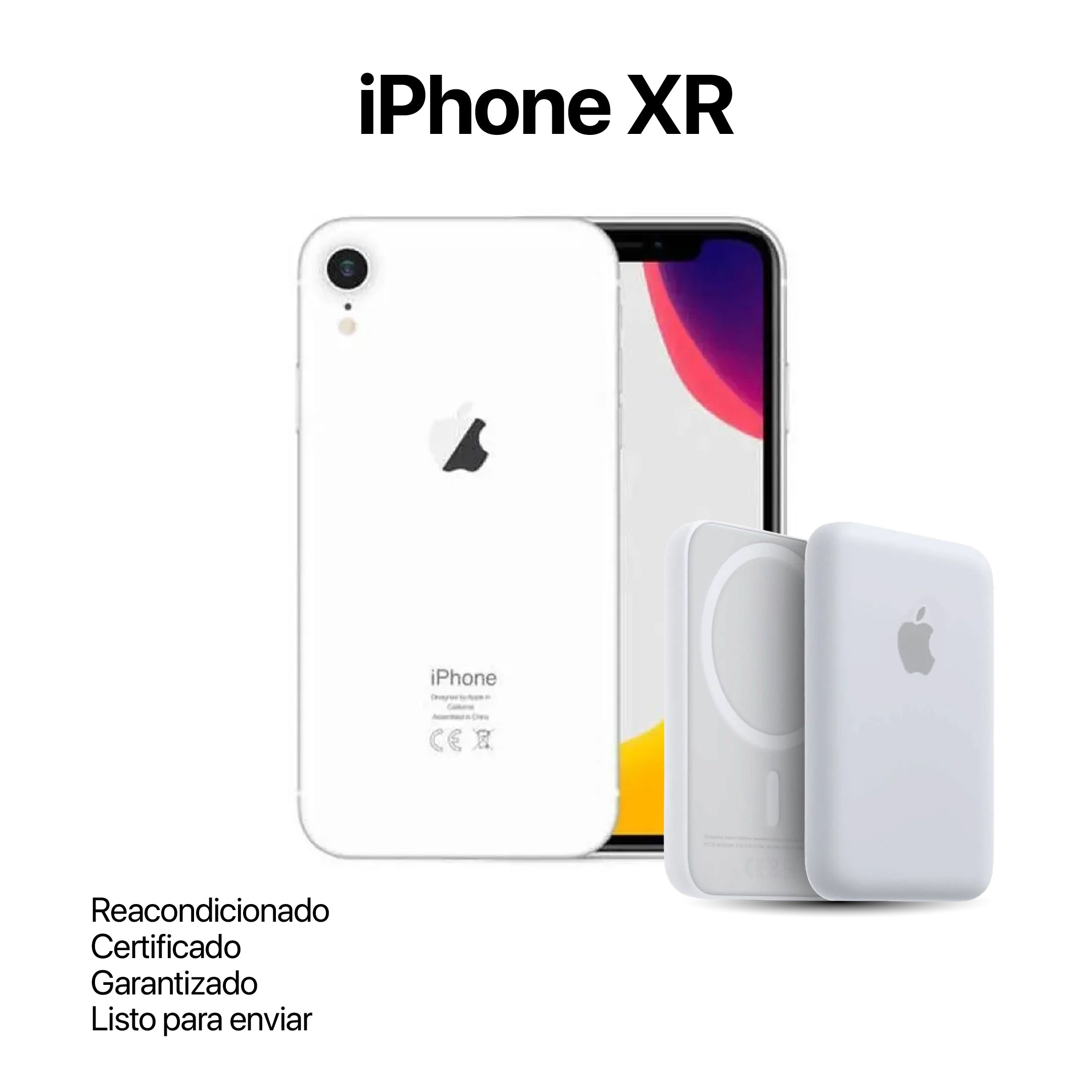 IPHONE XR 64GB REACONDICIONADO + POWER BANK