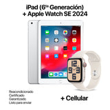 IPAD (6TA GENERACIÓN) 32GB WIFI + APPLE WATCH SE 2024 40MM + CELLULAR